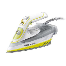 Праска Braun FreeStyle 5, 2600Вт, 300мл, паровий удар -210гр, керам. підошва, біло-жовтий