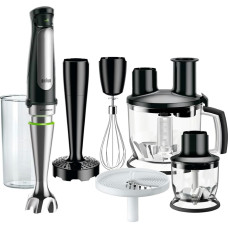Блендер Braun заглибний Multiquick 7Х, 850Вт, чаша-600мл, мультишвидкісний, чорно-сірий