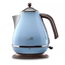 Електрочайник DeLonghi Icona Vintage, 1.7л, нержавіюча сталь, блакитний