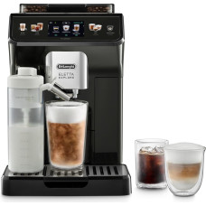 Кавомашина Delonghi Eletta Explore, 1.8л, зерно+мелена, автомат.капуч, авторецептів -50, чорний