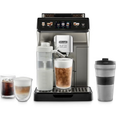 Кавомашина Delonghi Eletta Explore, 1.8л, зерно+мелена, автомат.капуч, авторецептів -50, графіт