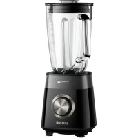Блендер PHILIPS стаціонарний Series 5000, 1200Вт, чаша-2000мл, скло, чорний