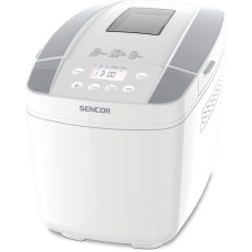 Хлібопічка Sencor 800Вт, програм-12, макс.вага -1.2кг, форма прямокутник, пластик, білий