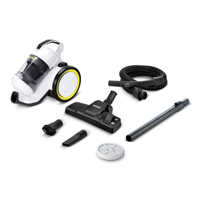 Пилосос Karcher контейнерний VC 3, 700Вт, конт пил -0.9л, НЕРА 13, білий