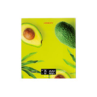 Ваги Ardesto кухонні Avocado, 5кг, AAAx2 в комплекті, скло, багатокольоровий