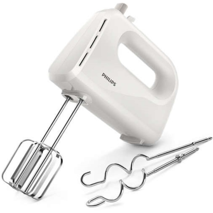 Міксер Philips ручний Daily Collection 300Вт, насадки-2, турборежим, білий