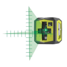 Нівелір лазерний Ryobi RBCLLG2 до 15м ±0.5мм перехресний зелений промінь 2хАА 0.4кг