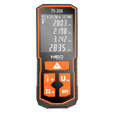 Далекомір лазерний Neo Tools, 0.05–100м, ±2мм, 0.096кг