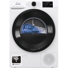Сушильна машина Gorenje тепловий насос, 9кг, A++, 60см, дисплей, 16 програм, Wi-Fi, білий
