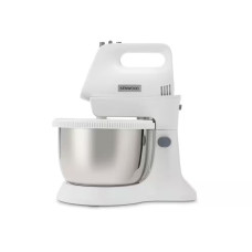 Міксер Kenwood стаціонарний, 450Вт, насадки -2+блендер, вінчик, чаша -метал, 3.5л , білий