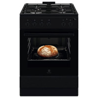 Плита Electrolux газова, 59л, 60x60см, чавун, чорний