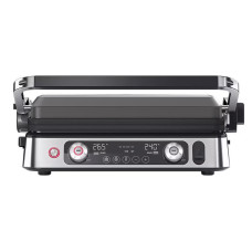 Гриль Braun прижимний MultiGrill 9 Pro, 2200Вт, темп. режимів-6, розкриття на 180°, метал, пластик, металік
