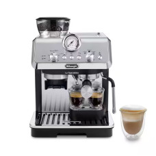 Кавоварка Delonghi La Specialista Arte, 1.7л, зерно+мелена+Чалди, ручний капучинатор, підігрів чашок, подача гар. води, сріблястий