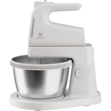 Міксер Electrolux стаціонарний 500Вт, насадки-4, чаша-метал, 3.5л, білий
