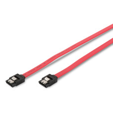 Кабель ASSMANN SATA L-type (F/F) прямий, 0.5м, червоний