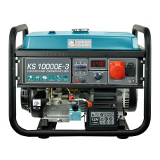 Генератор бензиновий Konner&Sohnen KS 10000E-3, 400В, 7.5кВт, 3 фази, електростартер, 88кг