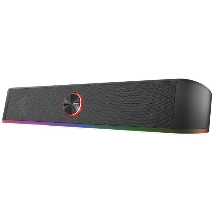 Акустична система Trust GXT 619 Thorne Саундбар, USB/AUX,  RGB, чорний