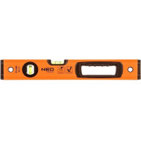 Рівень Neo Tools S 400 алюмінієвий, 40 см, 3 капсули, 1 отвір для рук
