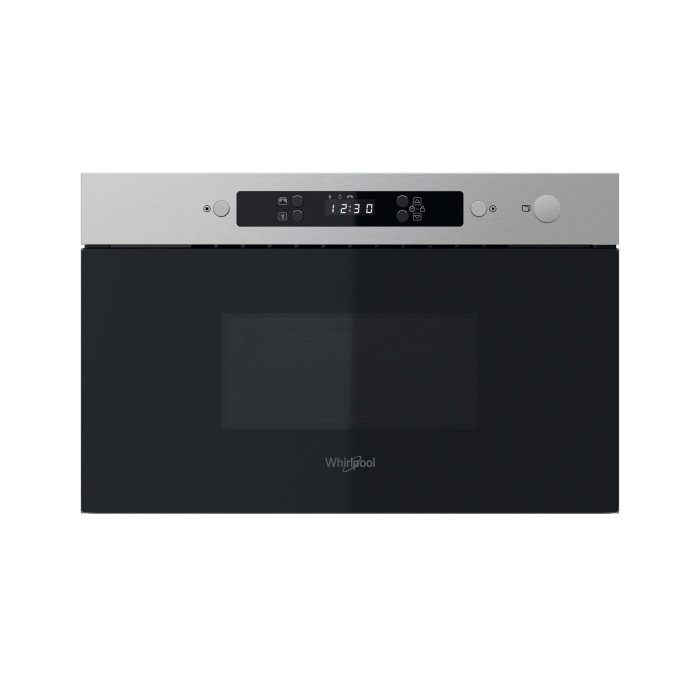 Мікрохвильова піч Whirlpool вбудована, 22л, електронне упр., 750Вт, дисплей, нерж