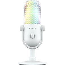 Мікрофон геймінговий Razer Seiren V3 Chroma, Uni, RGB, USB-A, 2м, білий