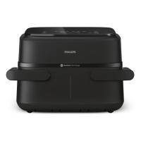 Мультипіч Philips Ovi Flex Dual 2450Вт, чаша-6+3л, сенсорне управл., 2 контейнера, 6 авто. програм, пластик, чорний