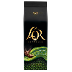 Кава L`OR зерна Espresso Brazil, 500г, 100% арабіка