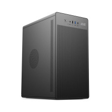 Корпус 2E Credo V285B-400 з БЖ 2E ATX400, 1xUSB3.0, 1х USB 2.0, 1xUSB Type-C, 1x120мм, VGA 300мм, mATX, чорний