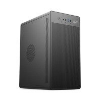 Корпус 2E Credo V285B без БЖ, 1xUSB3.0, 1х USB 2.0, 1xUSB Type-C, 1x120мм, VGA 300мм, mATX, чорний
