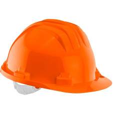 Каска захисна Neo Tools, пластик поліпропілен HDPE, пряжка для регулювання, помаранчевий