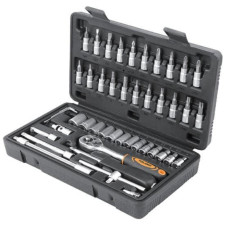 Набір інструментів Tolsen, 1/4", 46шт, CrV та S2