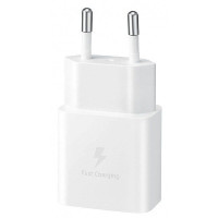 Зарядний пристрій мережевий Samsung 15Вт USB-С, білий