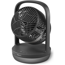 Вентилятор Philips настільний Series 3000, 22см, 27Вт, таймер, поворот 180, чорний