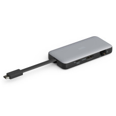 Док-станція DIGITUS USB-C > HDMI/2xUSB-A/USB-C/SD/MicroSD/RJ54, Travel