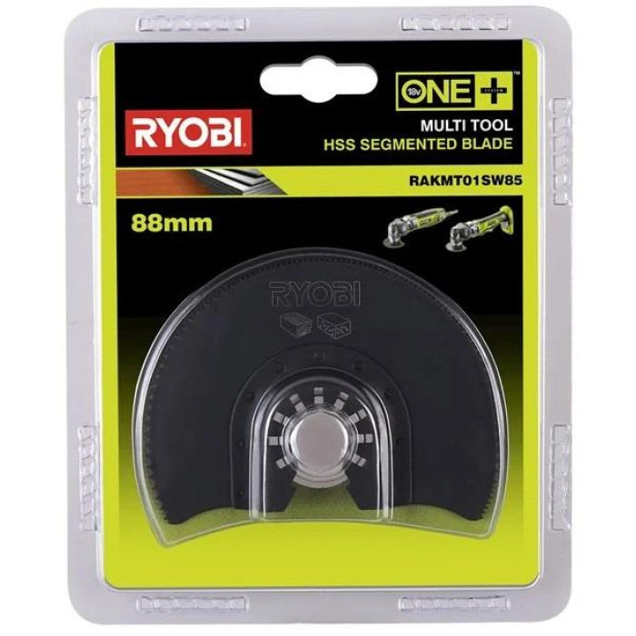 Полотно пиляльне для багатофункціонального інструменту Ryobi RAKMT01SW85 по дереву та гіпсокартону 88мм