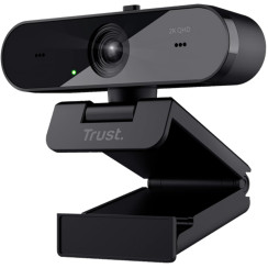 Вебкамера Trust Taxon ECO, 2K QHD, 30 fps, auto focus, OEM BOX, чорний