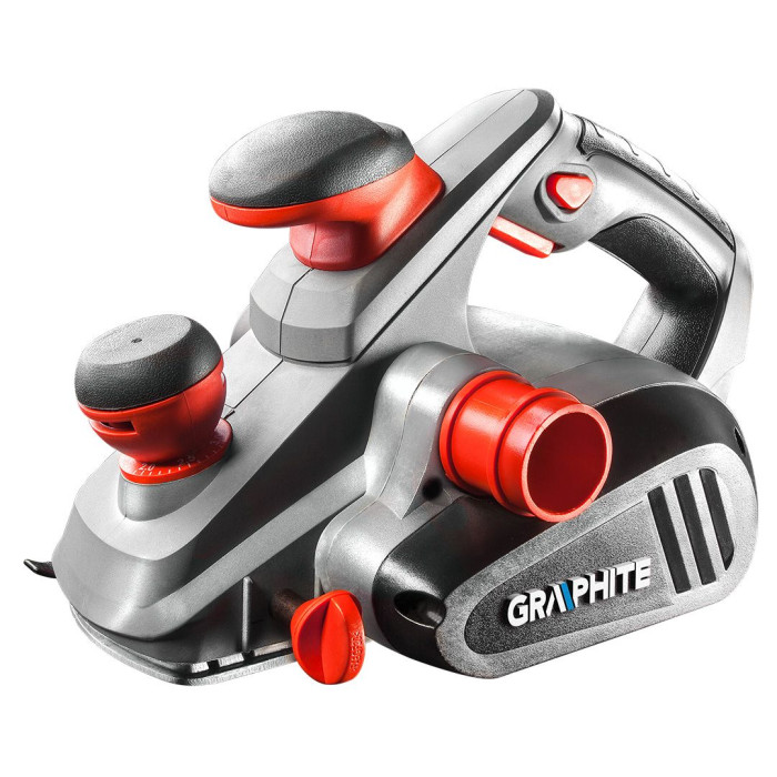 Рубанок GRAPHITE 850Вт 82мм стругання до 3мм 3.1кг