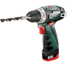 Шурупокрут-дриль акумуляторний Metabo BS 12В 1x2А·год 17·34Нм 0-360·0-1400об·хв сумка 0.95кг
