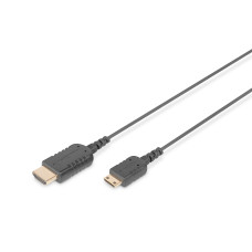 Кабель DIGITUS HDMI-miniHDMI (AM/СM), Ultra HD, 2.0м, чорний