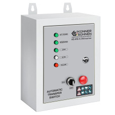 Блок автоматичного введення резерву (АВР) Konner&Sohnen KS ATS 4/25 Inverter, 230-400В, 5.75(11.5)кВт, 25(50)А, 13кВт, 5.75кг