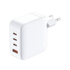 Зарядний пристрій мережевий D-Link DCP-101 100Вт GaN 3хUSB-С, 1xUSB-A, білий