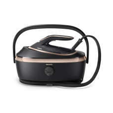 Парогенератор Philips PerfectCare 8000, 3120Вт, 1400мл, паровий удар -800гр, верт. відпарювання, нерж. сталь, чорний