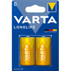 Батарейка Varta Longlife лужна C(LR14) блістер, 2шт