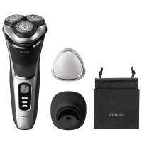 Бритва електр. Philips Series 3000,  бритв.головок-3, Li-Ion, сух.+волог., тример,індикатор заряду, чохол, сірий