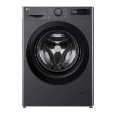 Прально-сушильна машина LG фронтальна, 9(5)кг, 1200, A, пара, 48см, дисплей, пара, інвертор, чорний
