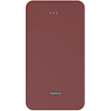 Акумулятор портативний літій-іонний Power Bank Hama 20000 мА·год, USB-C, USB-A, red