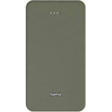 Акумулятор портативний літій-іонний Power Bank Hama 20000 мА·год, USB-C, USB-A, green
