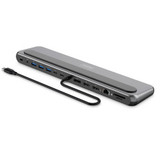 Док-станція DIGITUS USB-C > 2xHDMI/1xDP/3xUSB-A/USB-C/RJ54/PD/Audio