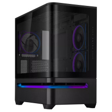 Корпус ASUS Prime AP202 Tempered Glas ARGB, без БЖ, 2xUSB3.2, 1xUSB Type-C, Tempered Glass side, mATX, чорний 90DC00P0-B19000