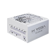 Блок живлення CHIEFTEC Vega M  (750W), >90%, 80+ Gold, 135мм FDB, 1xMB 24pin(20+4), 2xCPU 8pin(4+4), 3xMolex, 6xSATA, 4xPCIe 8pin(6+2), 1xPCIe GEN5 16pin, Fully Modular, White