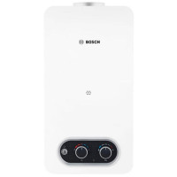 Газова колонка Bosch Therm 4000-T4004 10 л/хв 17.4 кВт регулювання потужності розпалювання від батарейок білий